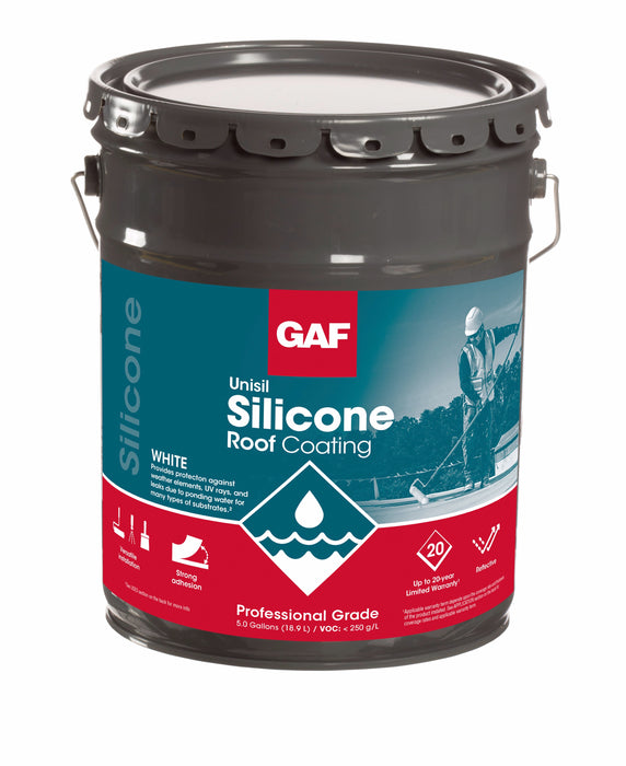 GAF Silicone Roof Coating (Formally Unisil Roof Coating)